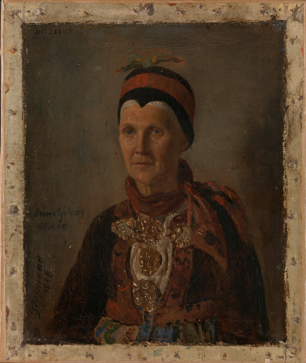 Anna Gulsvigin muotokuva tekijältä Adolph Tidemand