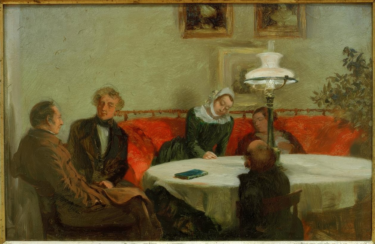 Abendgesellschaft tekijältä Adolph Menzel