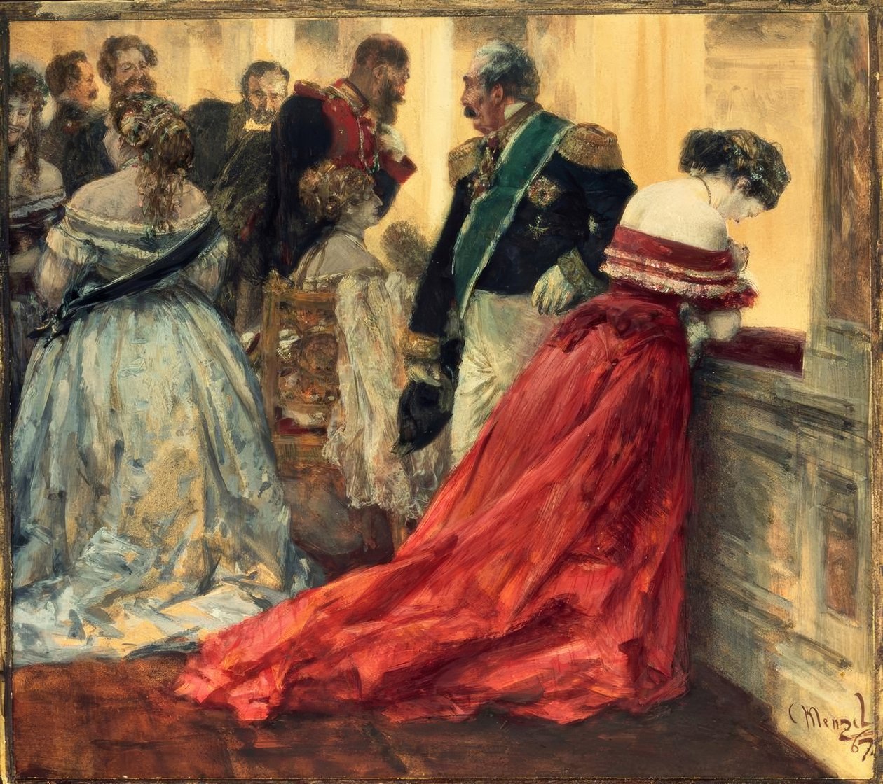 Ballszene tekijältä Adolph Menzel
