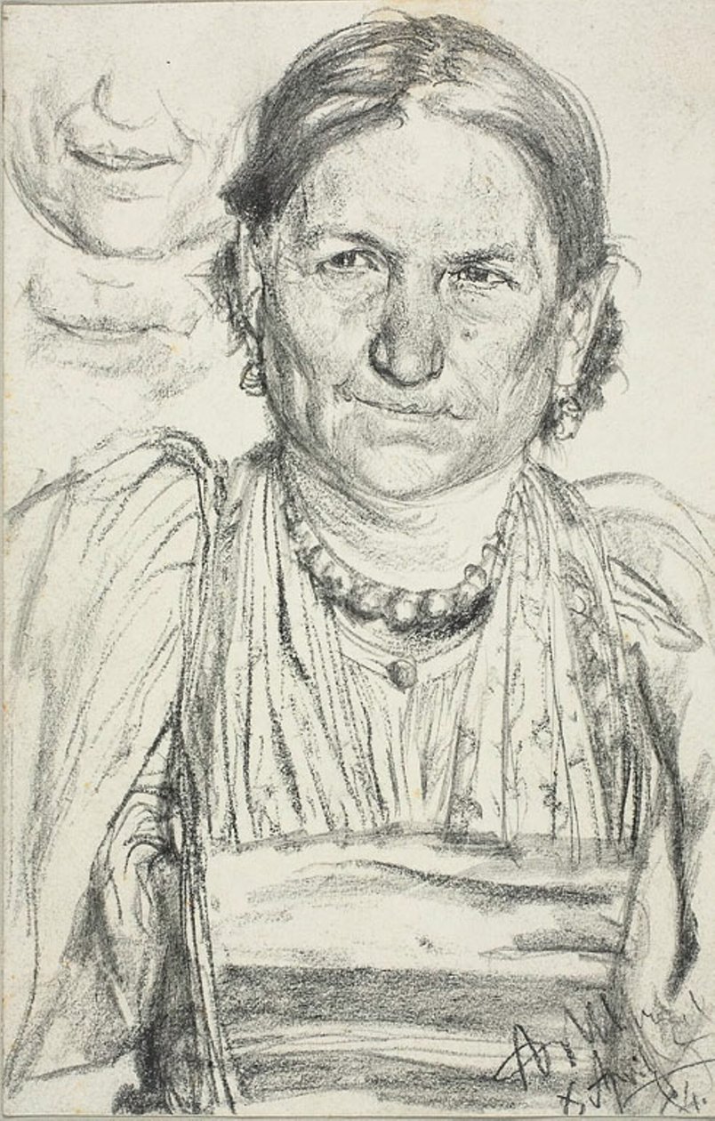 Talonpojan muotokuva tekijältä Adolph Menzel