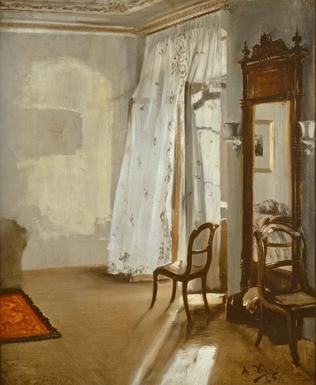Huone parvekkeella tekijältä Adolph Menzel
