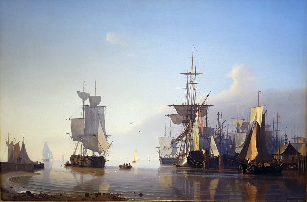 Purjelaivaston laivasto tekijältä Adolph Friedrich Vollmer