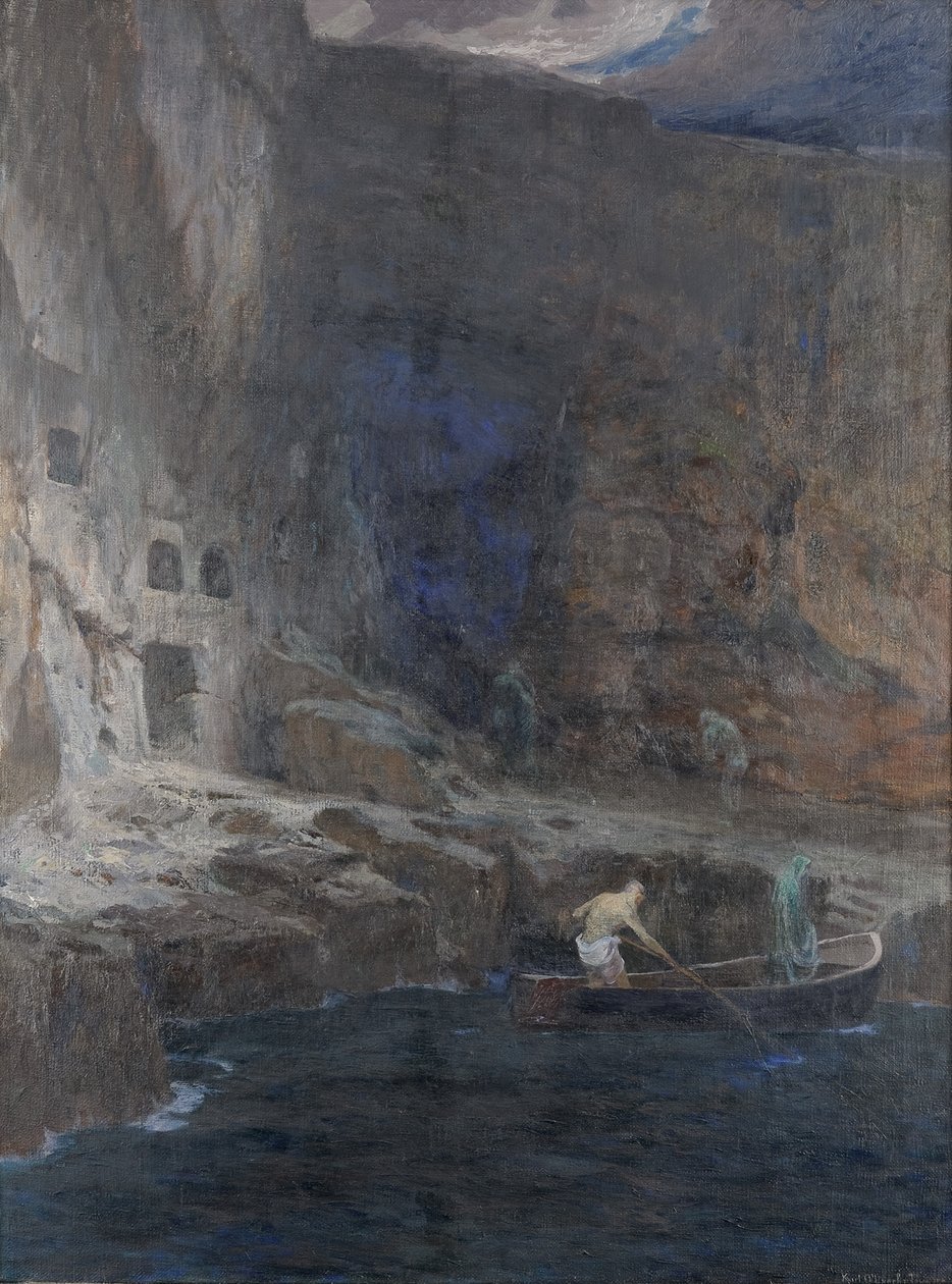 Yksityiskohta Acheronin sieluista, 1898 tekijältä Adolf Hiremy Hirschl