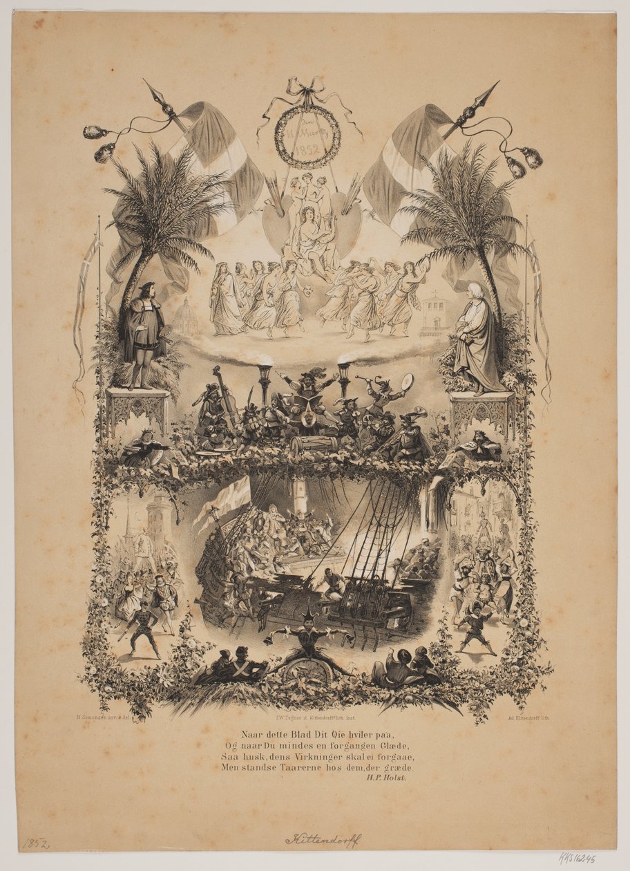 D. 11. maaliskuuta 1852 tekijältä Johan Adolph Kittendorff