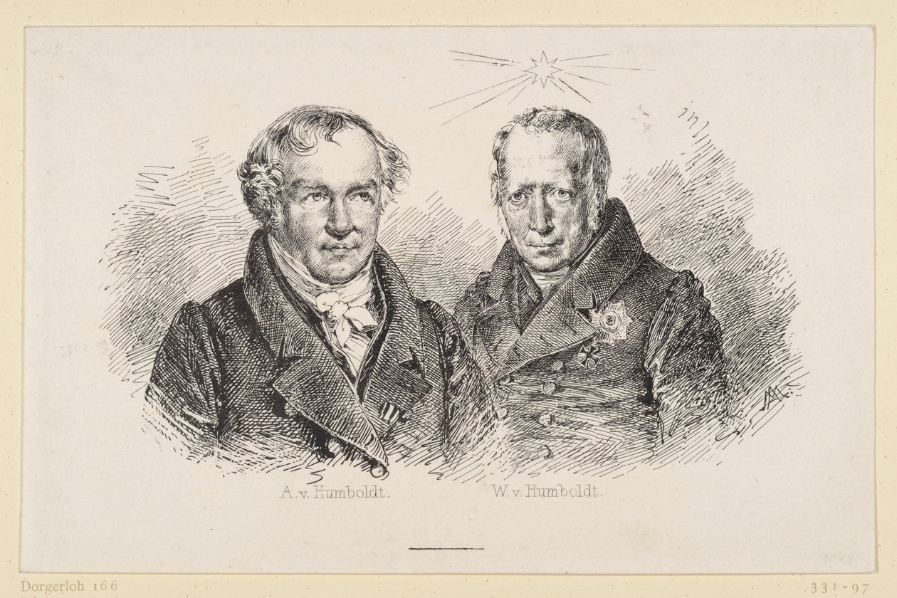 Alexander ja Wilhelm von Humboldt tekijältä Adolph Menzel