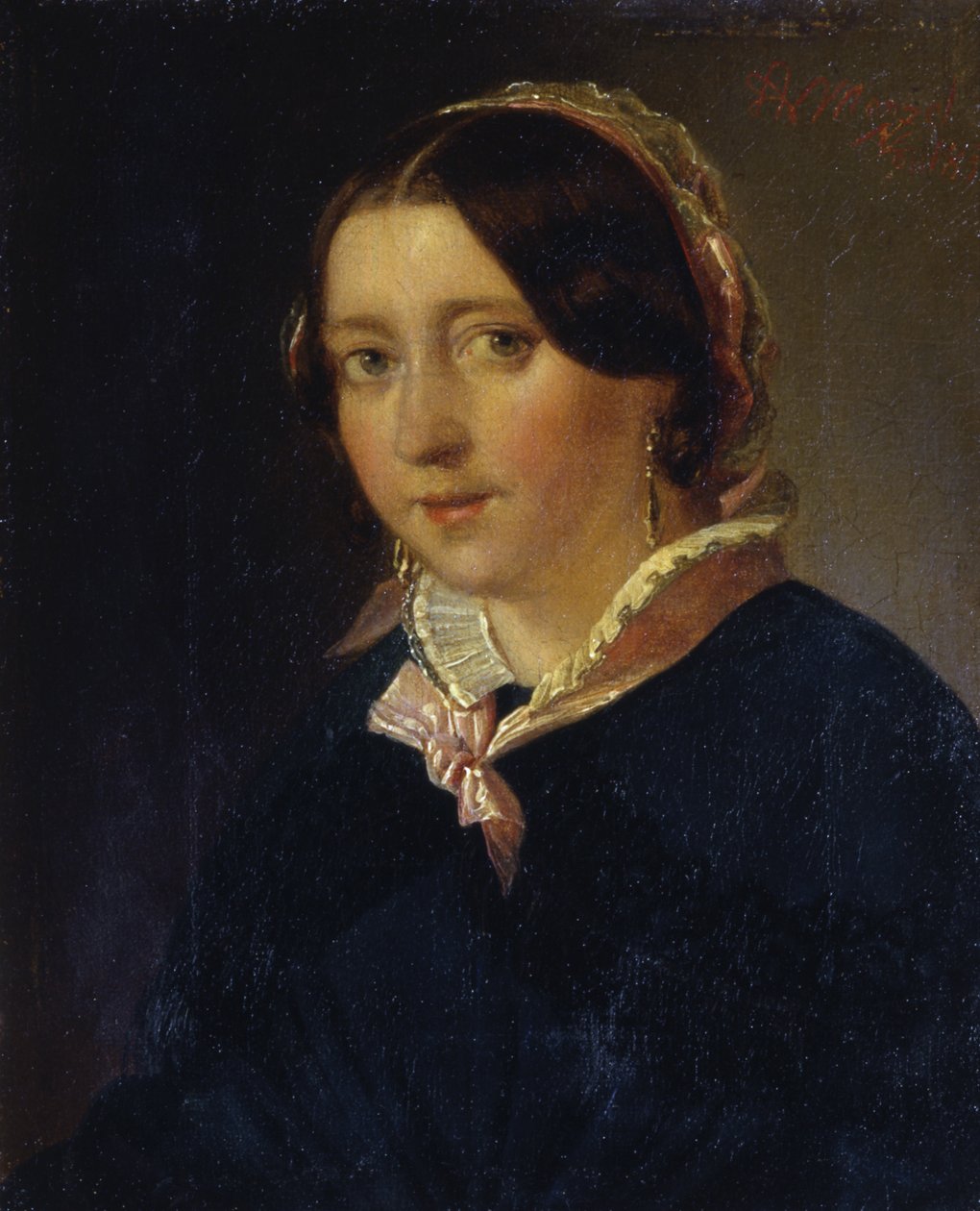 Nuoren tytön muotokuva tekijältä Adolph Menzel