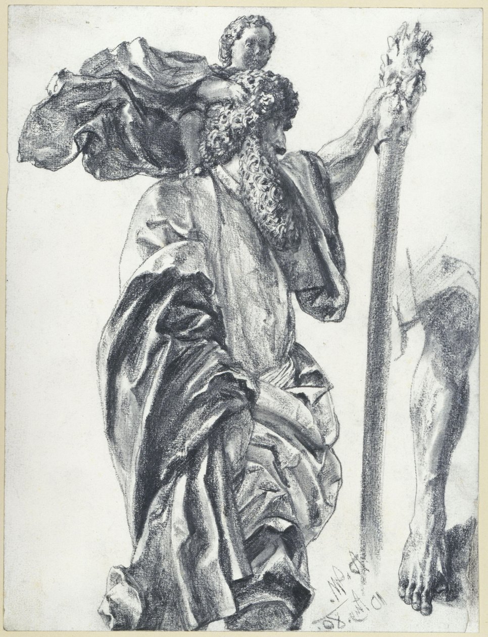 Freibergin apostolimestari Christophorus Dresdenissä tekijältä Adolph Menzel