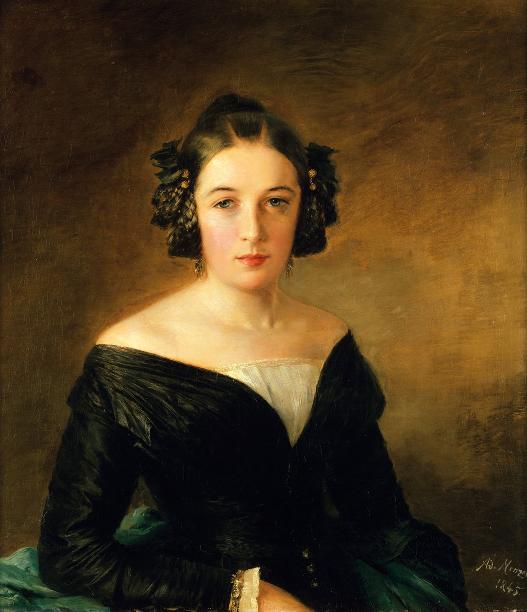 Naisen muotokuva tekijältä Adolph Menzel