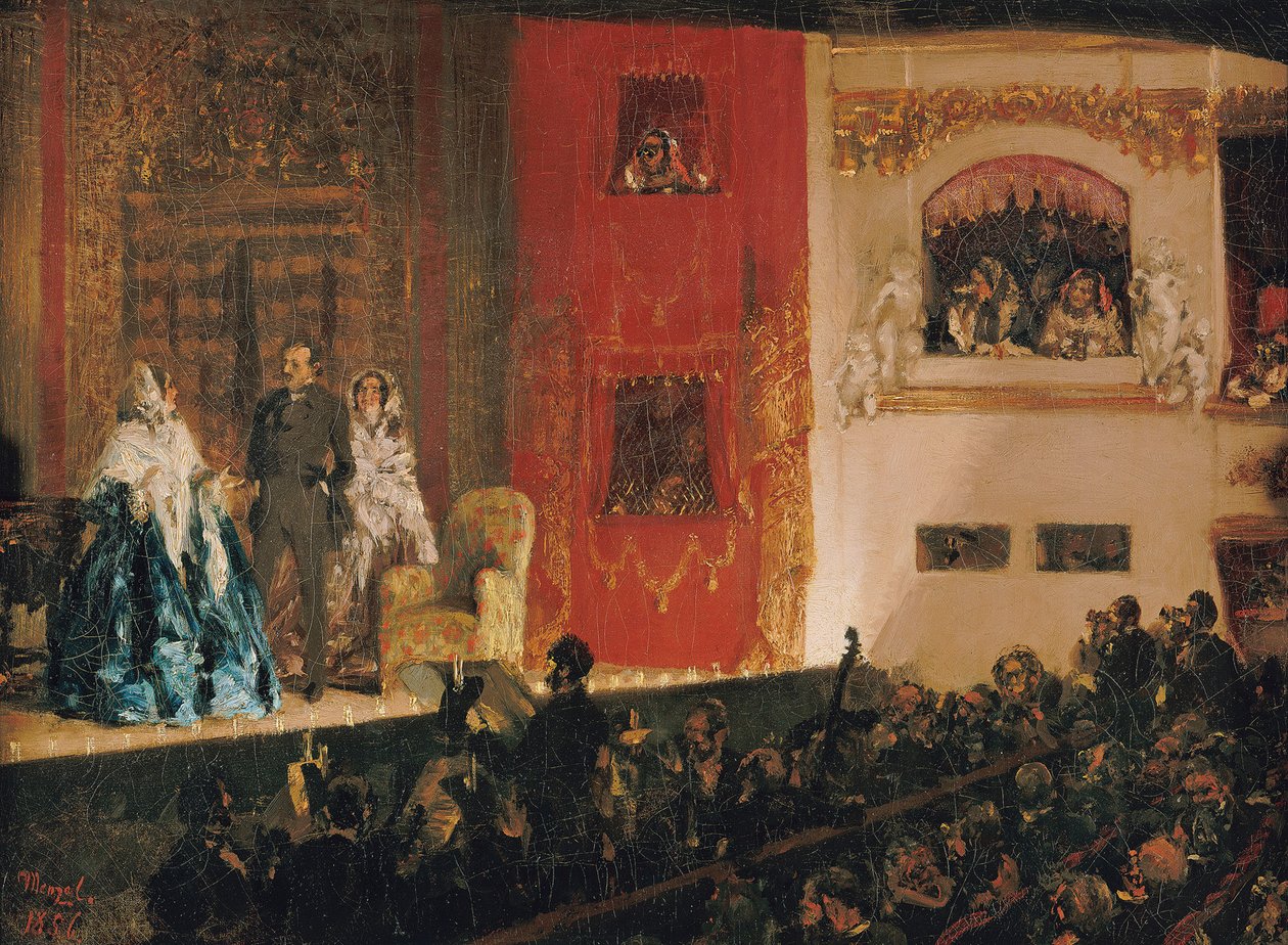 Théâtre du Gymnase tekijältä Adolph Menzel