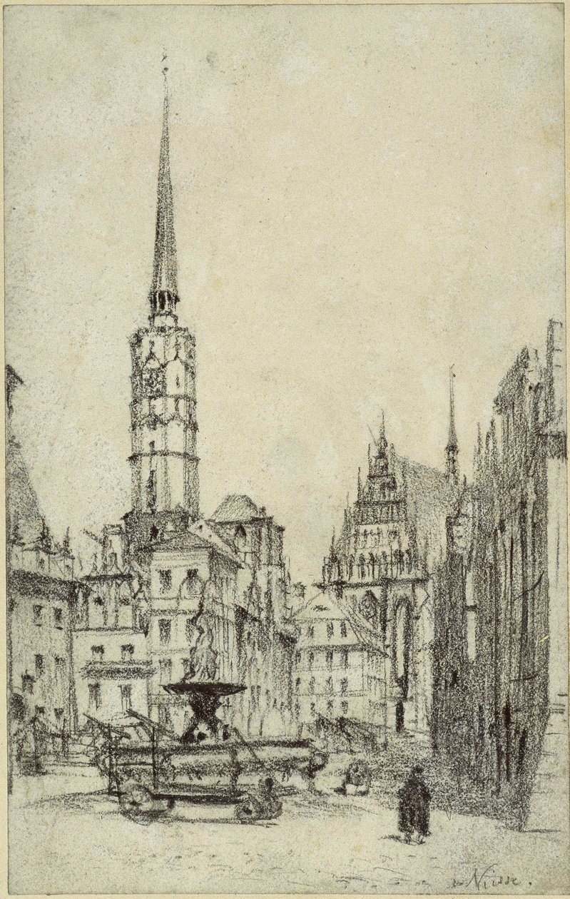 Neissen torialue tekijältä Adolph Menzel