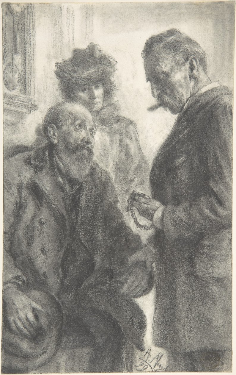 Lääkäri ja potilas tekijältä Adolph Menzel