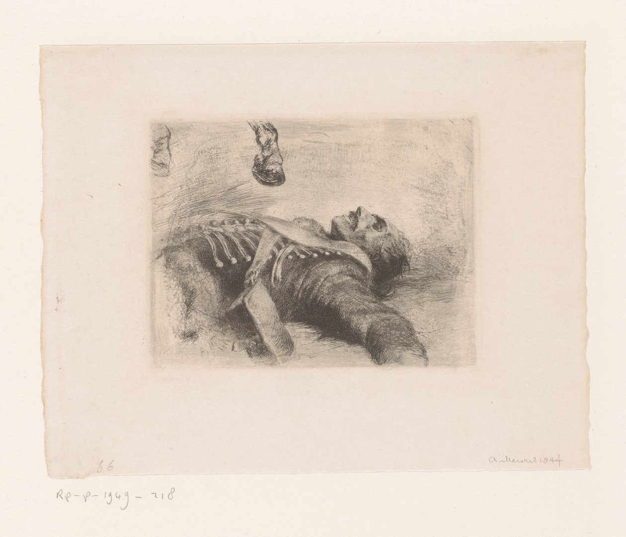 kuollut husaari tekijältä Adolph Menzel