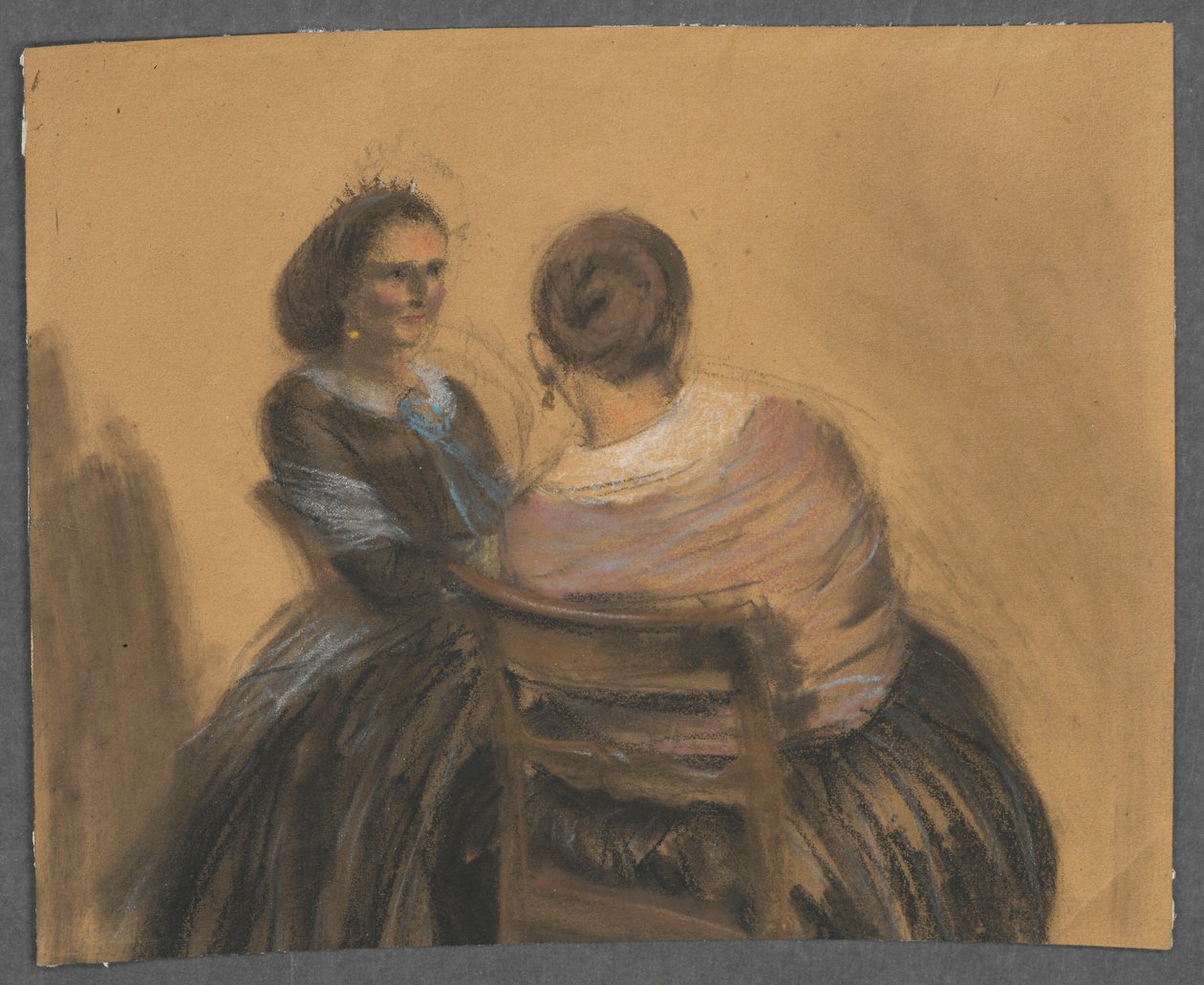 Kaksi naista tekijältä Adolph Menzel