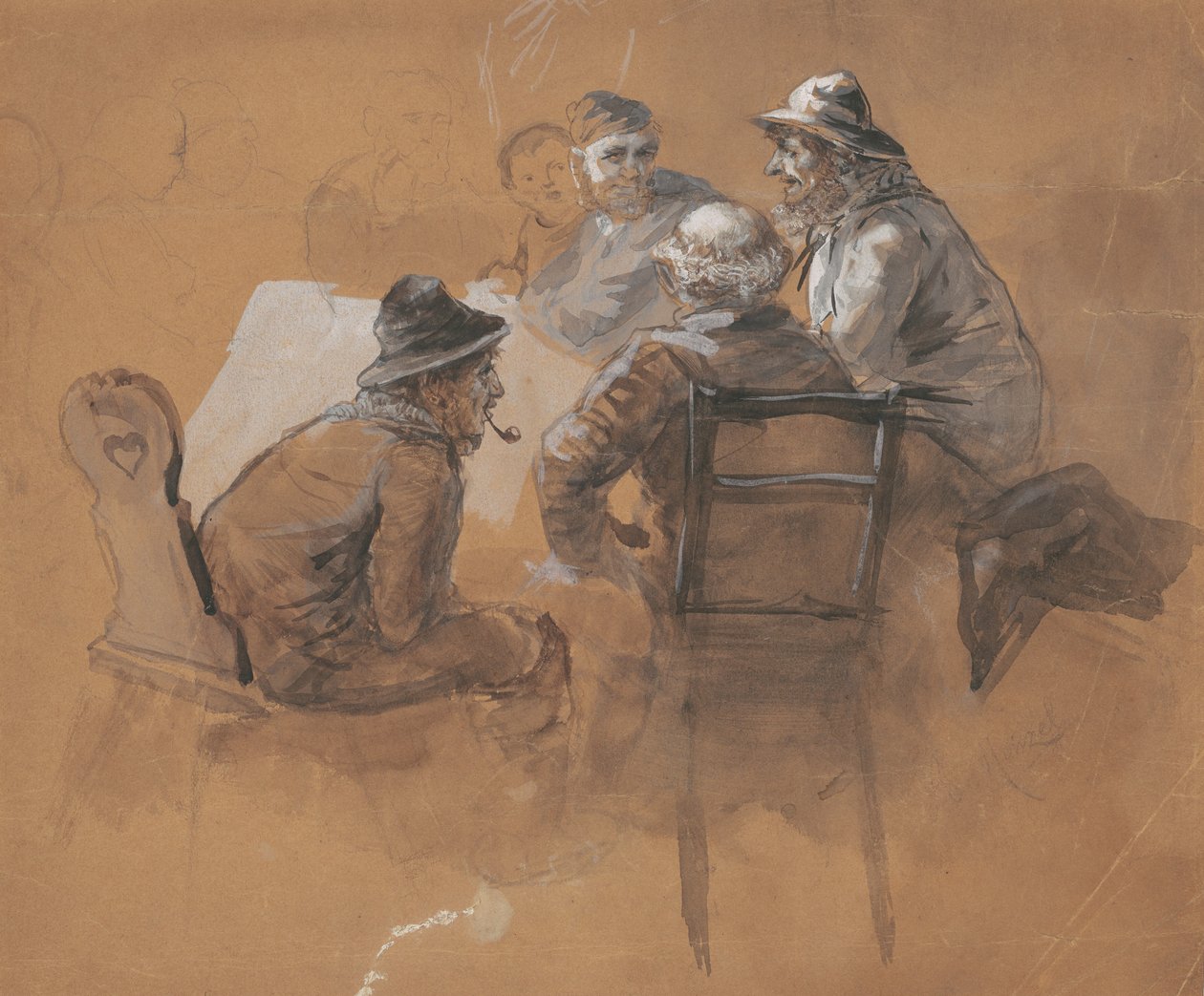 Kalastajat tekijältä Adolph Menzel
