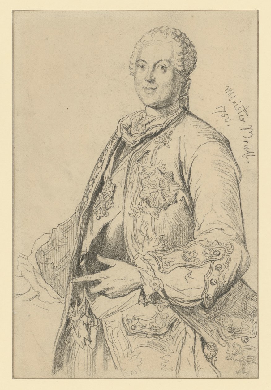Kreivi Heinrich von Brühl tekijältä Adolph Menzel