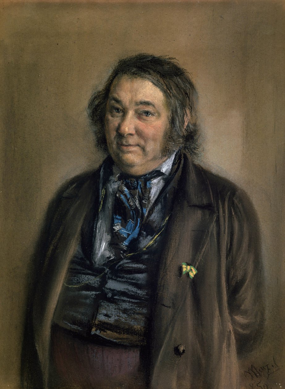 Heinrich Smidt (1798-1867) 1850 (liitu paperille) tekijältä Adolph Menzel