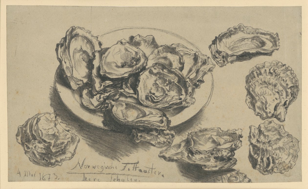 Norjalaisia rasvaostereita, tyhjiä kuoria tekijältä Adolph Menzel