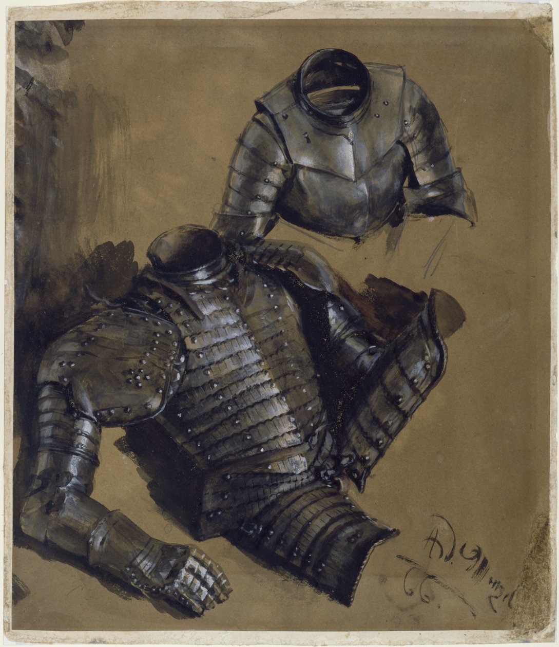 Haarniskatutkielmia tekijältä Adolph Menzel