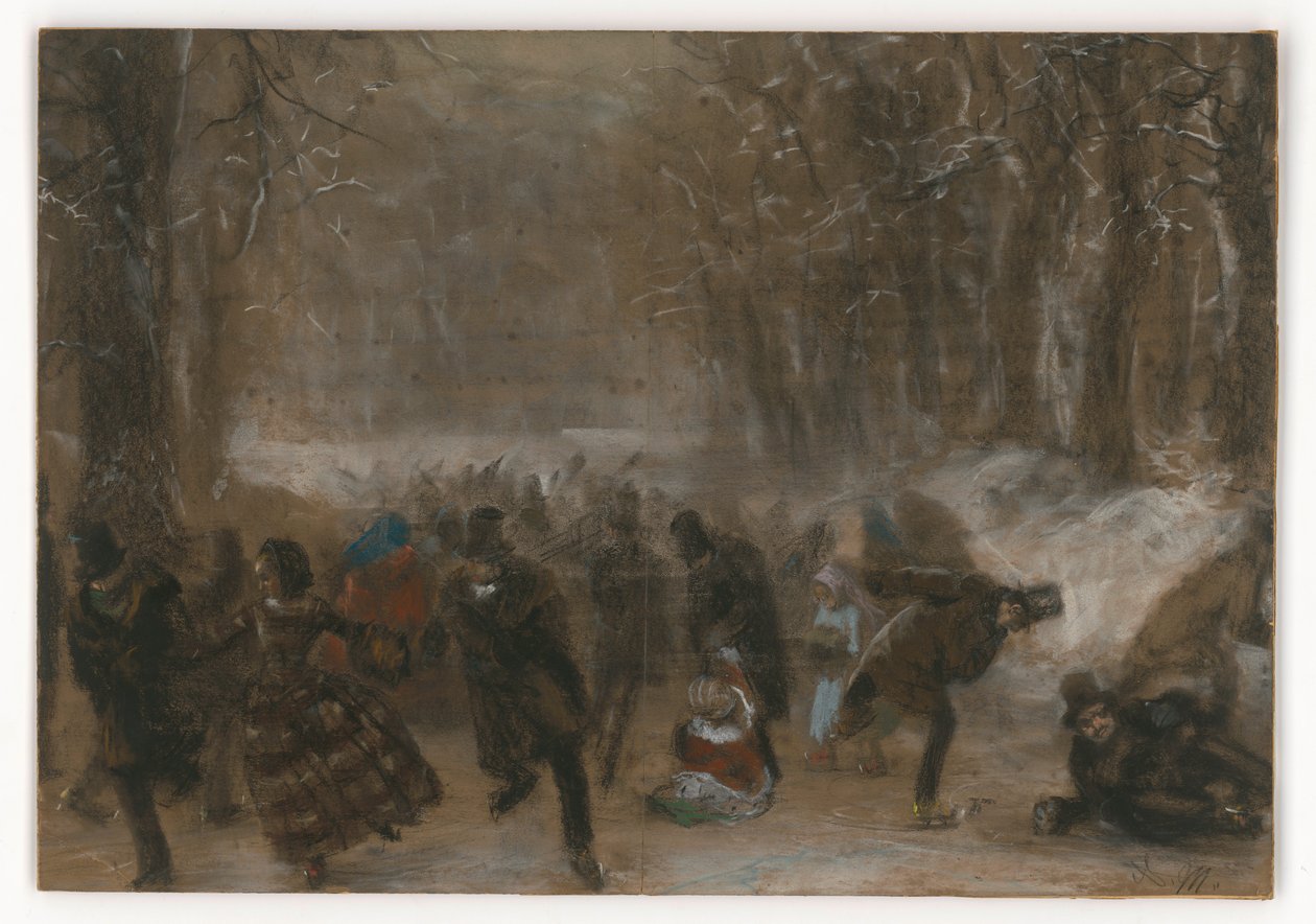 luistelija tekijältä Adolph Menzel