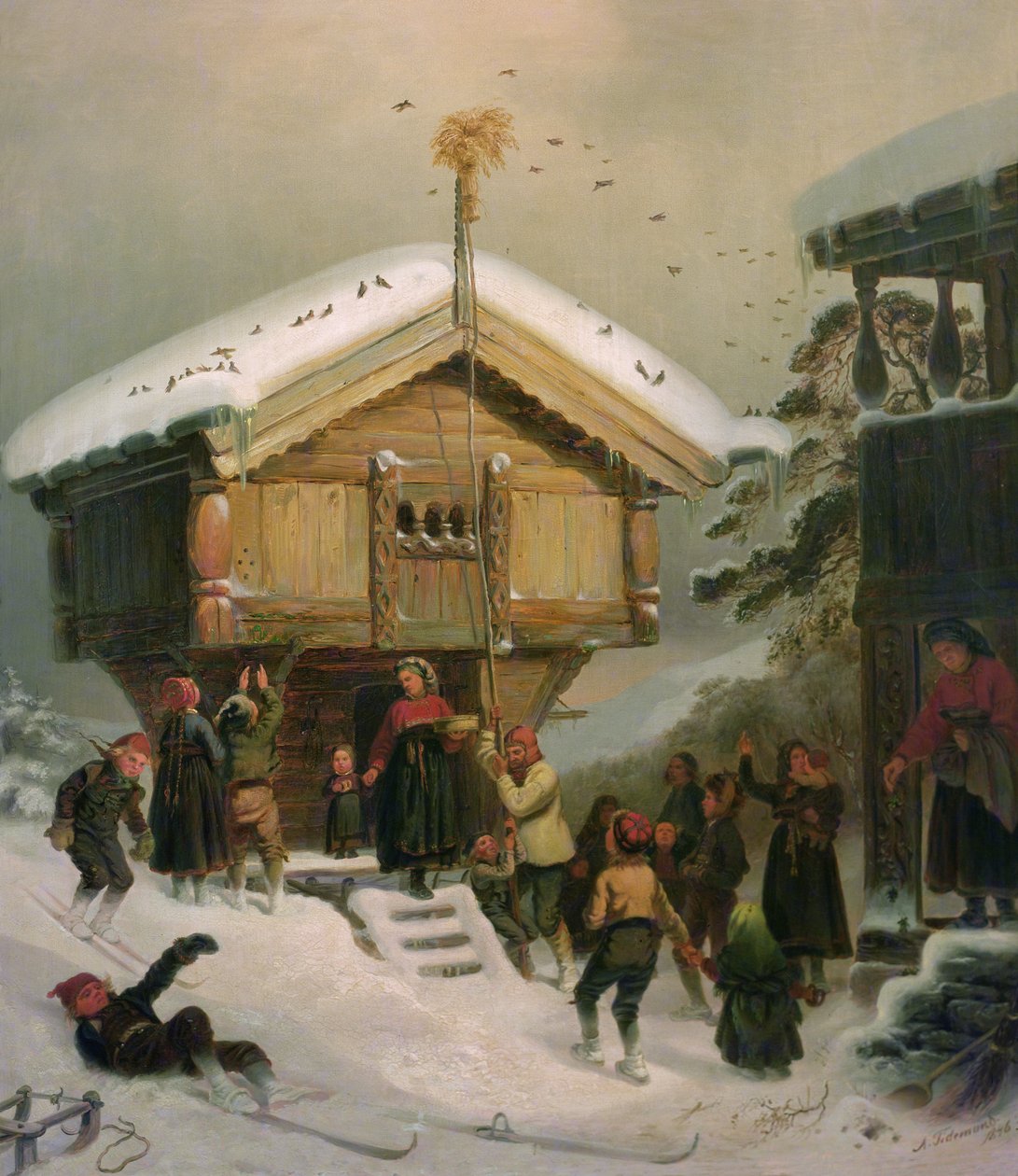 Joulu Custom tekijältä Adolph Tidemand