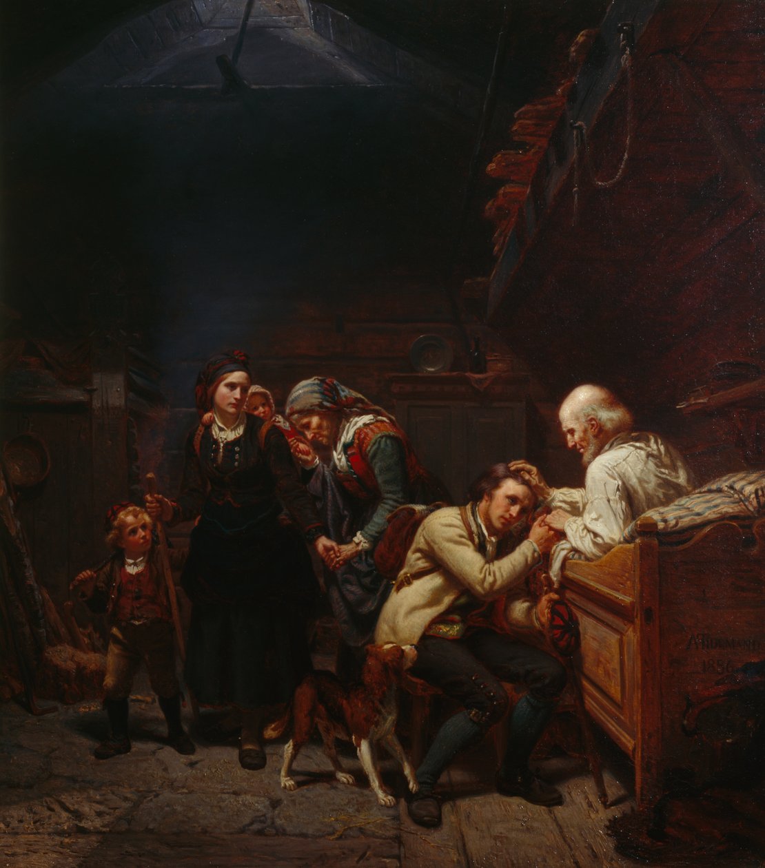 Maahanmuuttajat tekijältä Adolph Tidemand