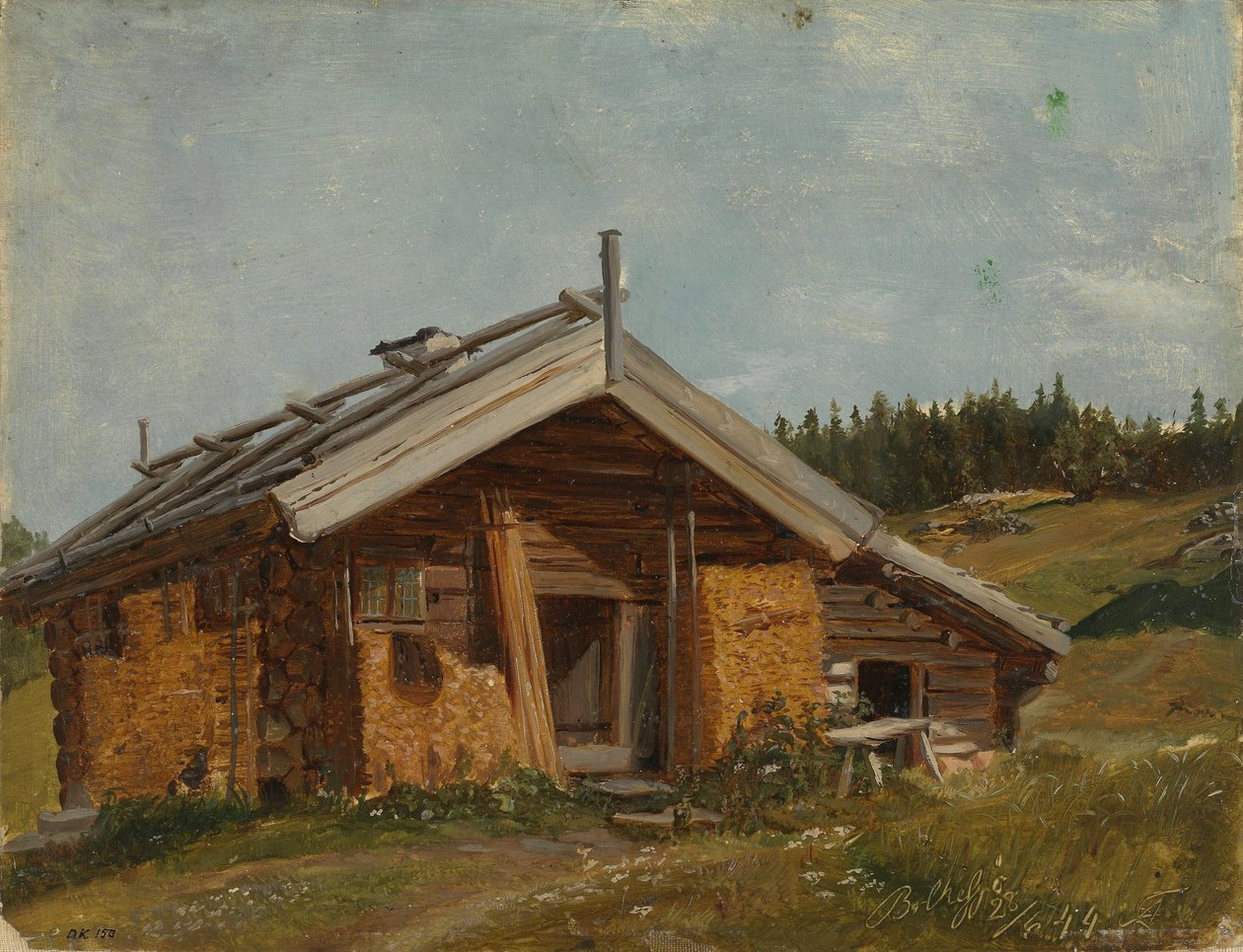 Maalaistalo Bolkesjøssä tekijältä Adolph Tidemand