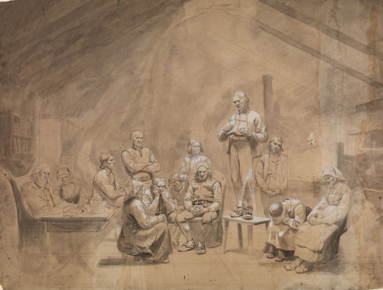 Haugelaiset tekijältä Adolph Tidemand