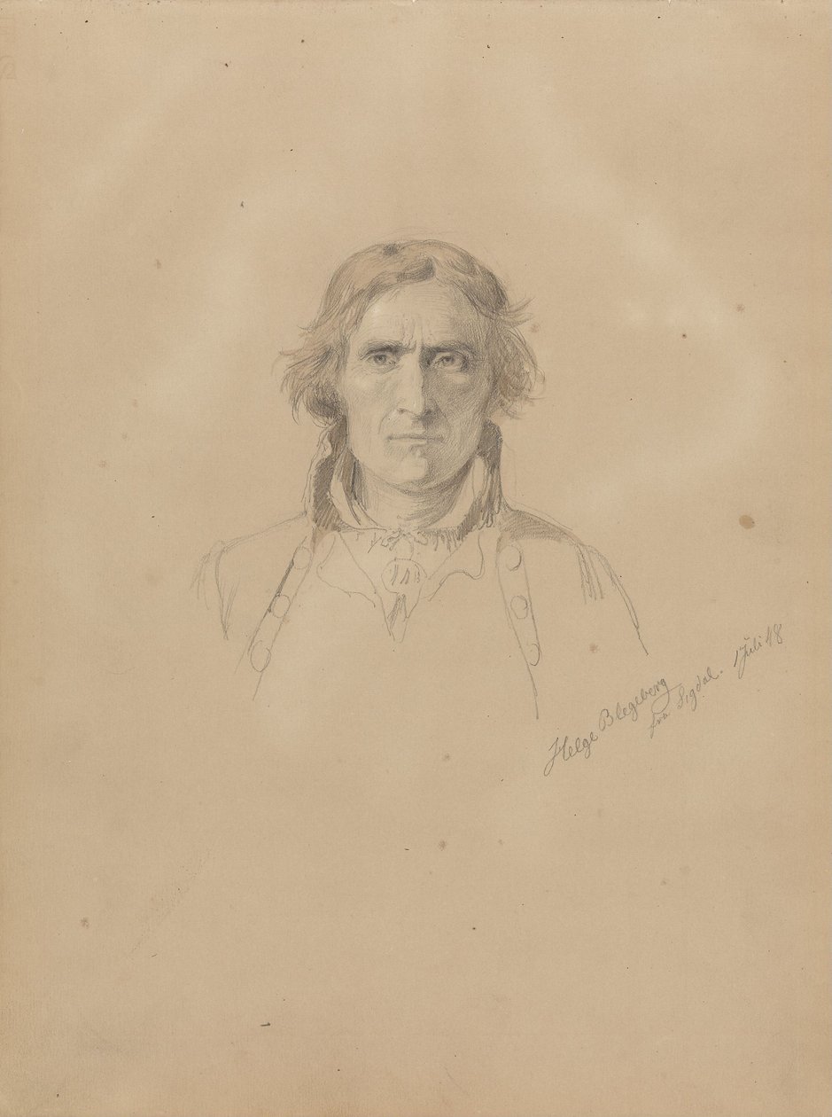 Helge Blegeberg, Sigdal tekijältä Adolph Tidemand