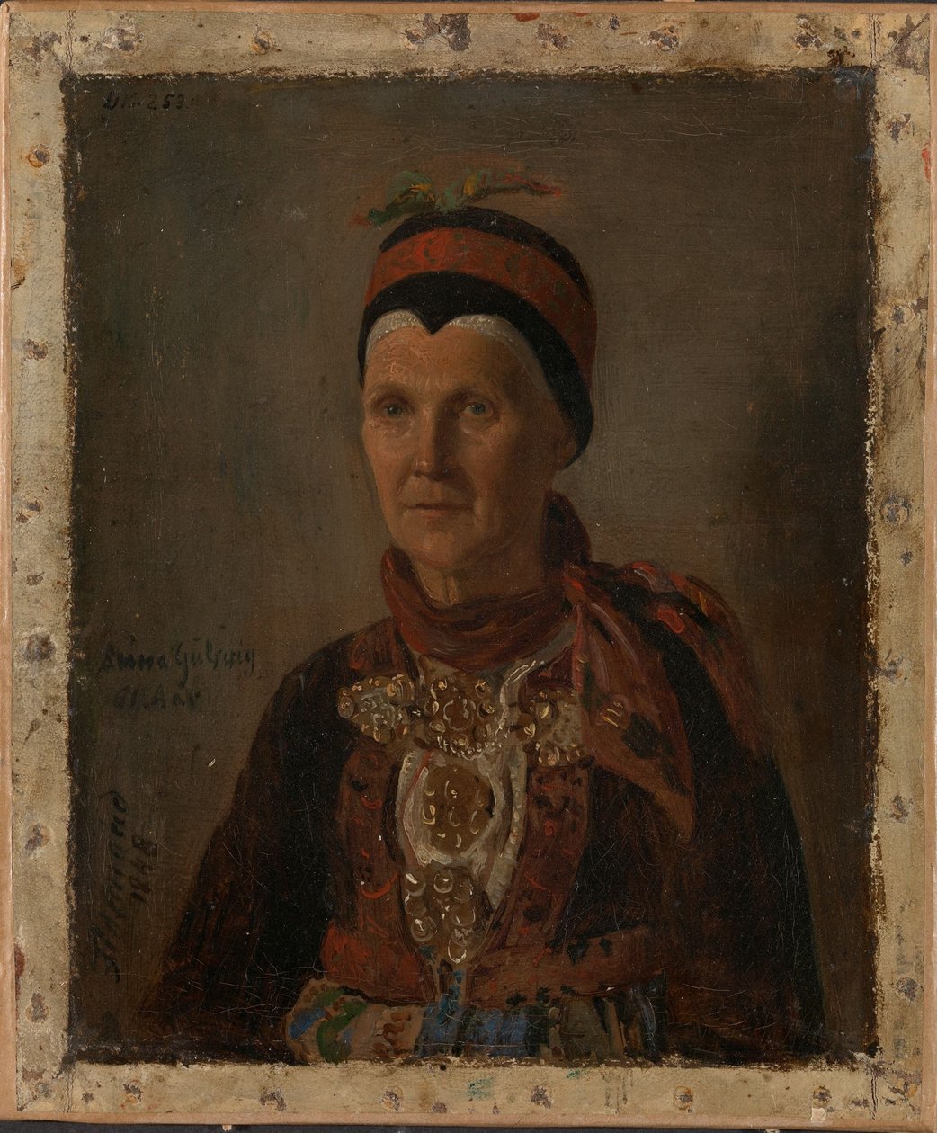 Anna Gulsvigin muotokuva tekijältä Adolph Tidemand