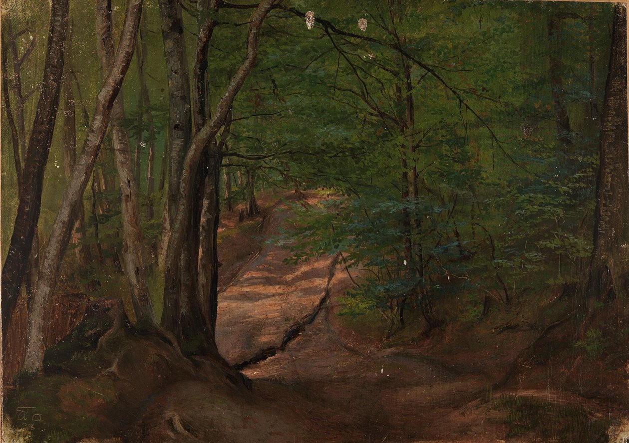 Metsätie tekijältä Adolph Tidemand