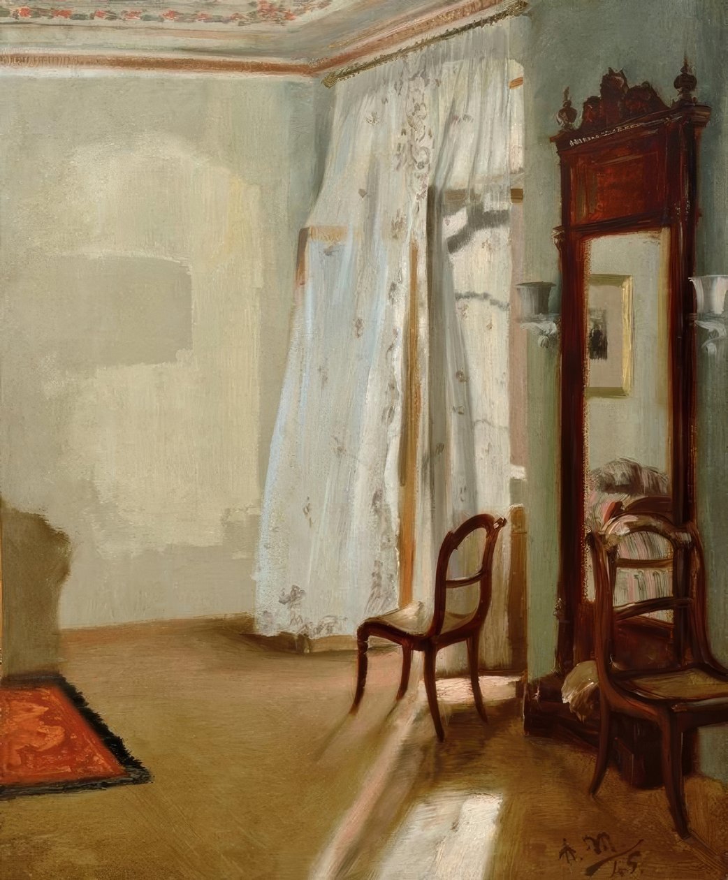 Das Balkonzimmer tekijältä Adolph Menzel