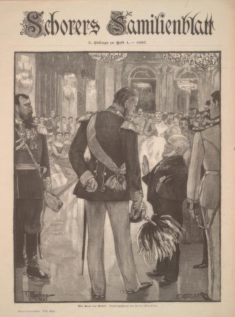 Eine Szene vom Hofball tekijältä Adolph Menzel