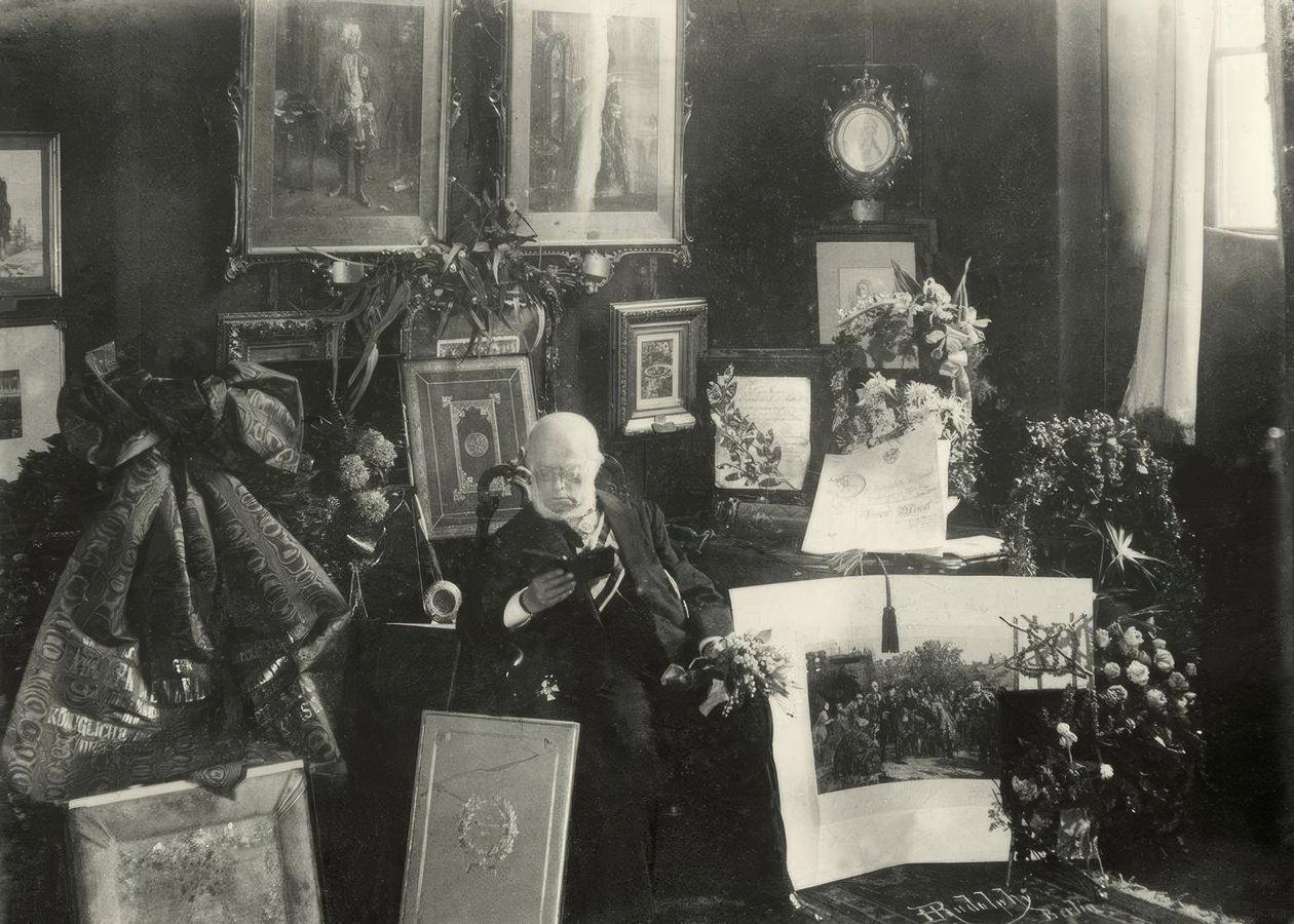 Menzel an seinem 80. Geburtstag / Foto tekijältä Adolph Menzel