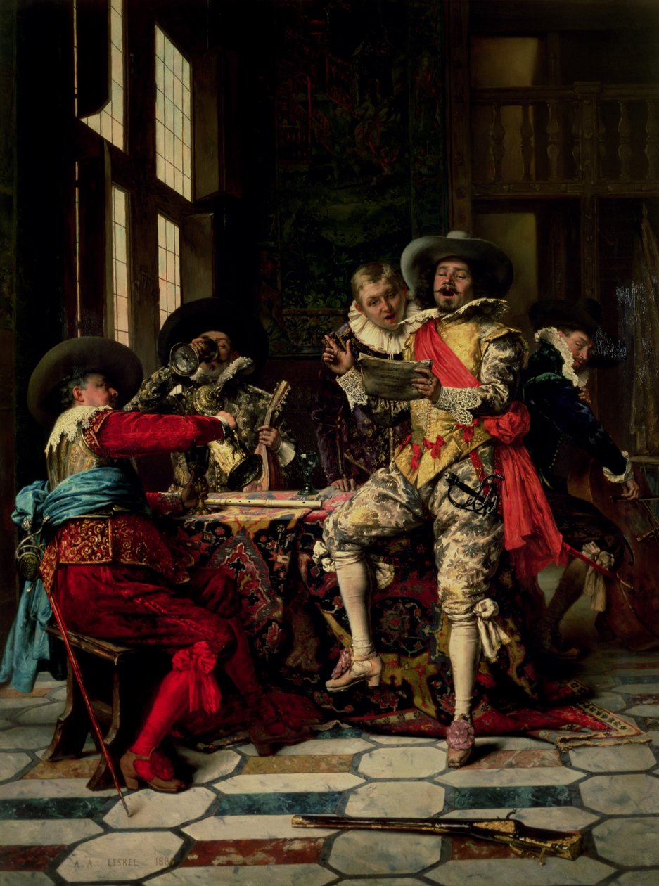 Laulajat tekijältä Adolphe Alexandre Lesrel