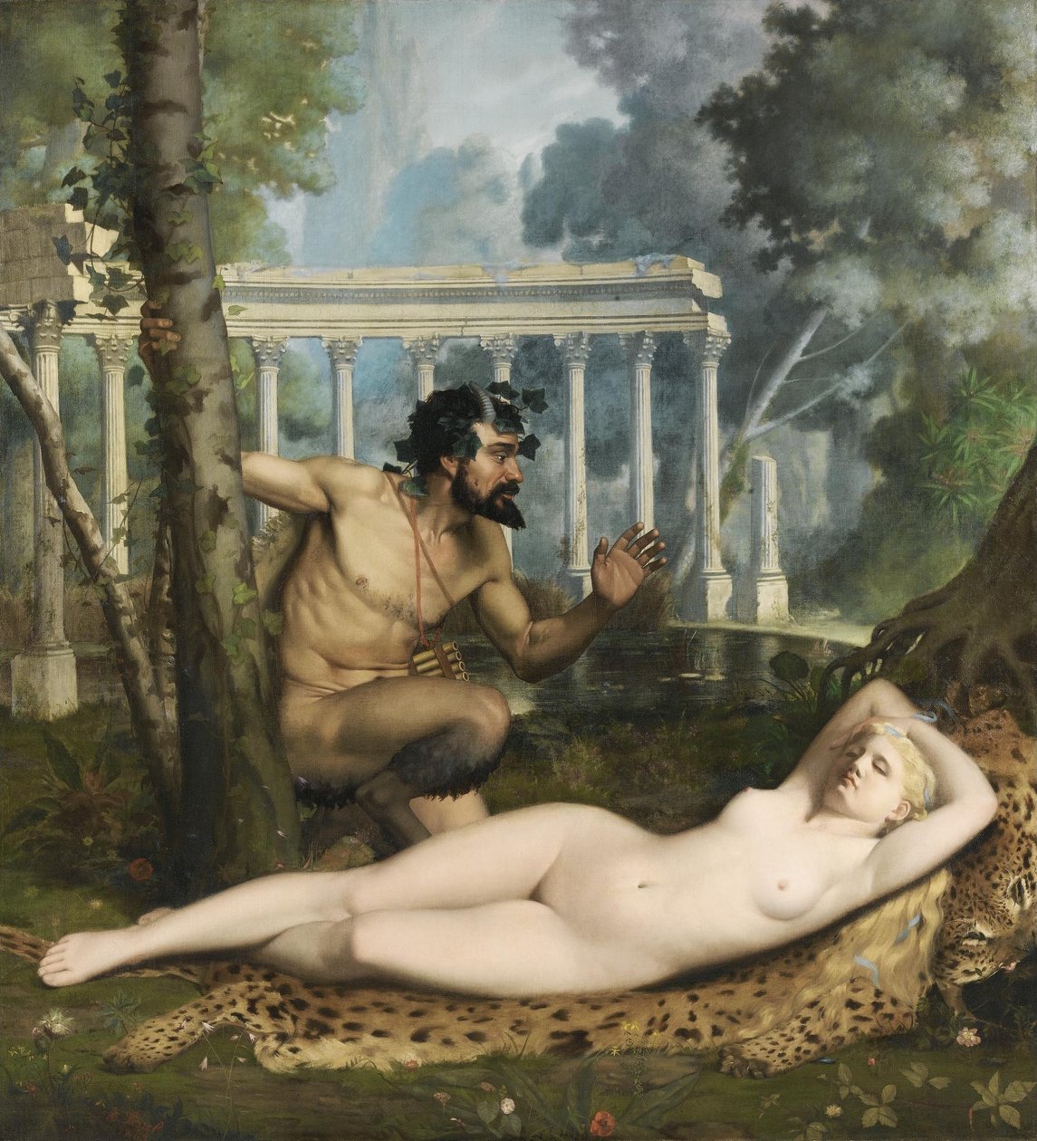 Pan ja Venus tekijältä Adolphe Alexandre Lesrel