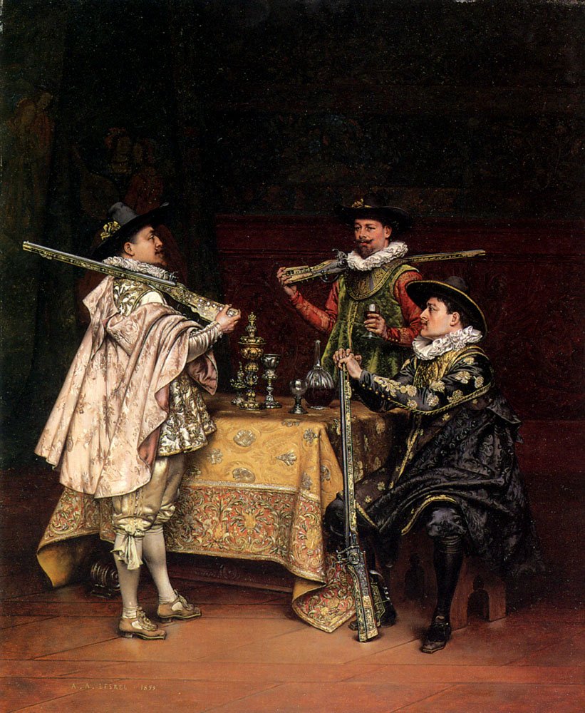 Päivät ampuu tekijältä Adolphe Alexandre Lesrel