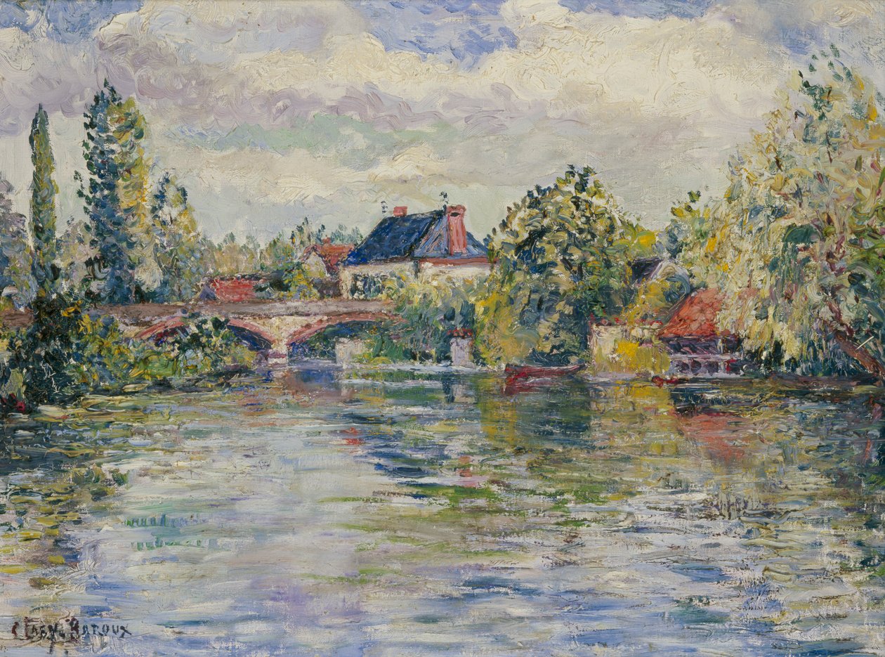 Garennesin silta tekijältä Adolphe Clary Baroux