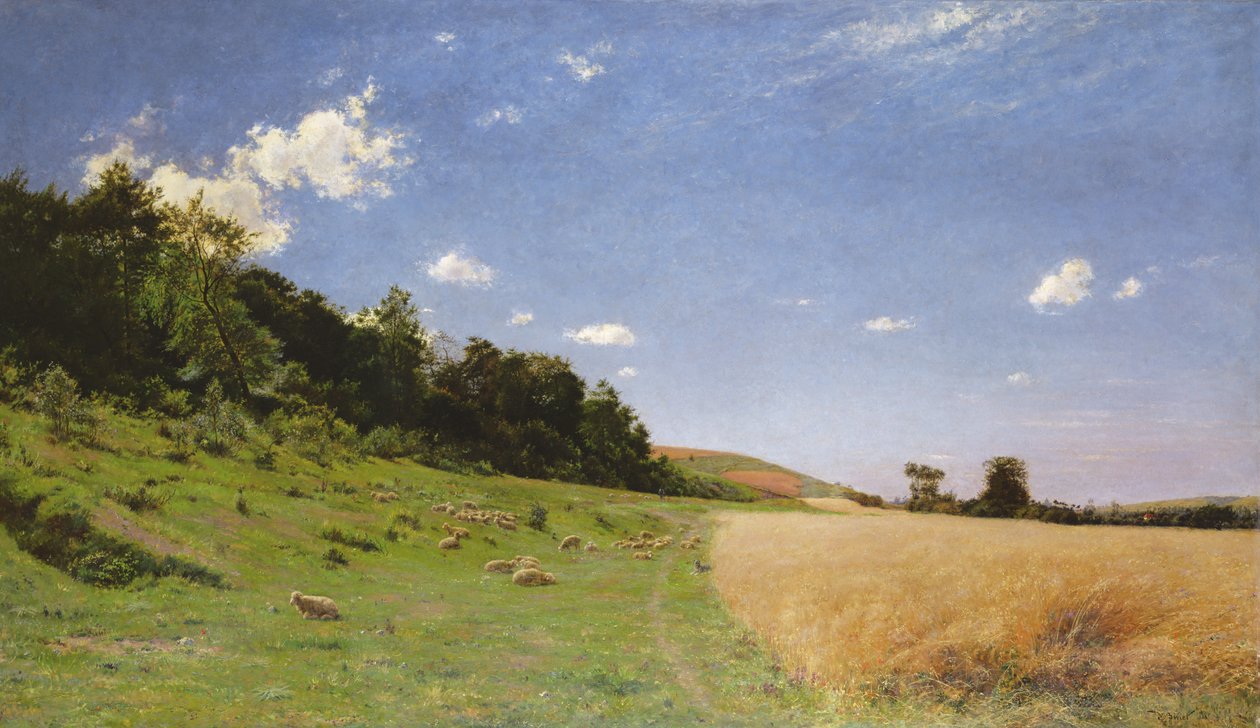 Edge of the Woods EU:n laitamilla, 1883 tekijältä Adolphe Gustave Binet