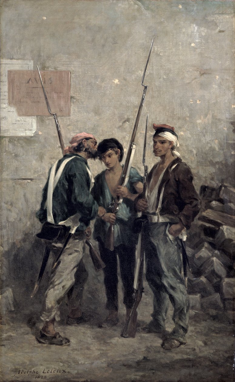 Salasana, 24. helmikuuta 1848 tekijältä Adolphe Pierre Leleux