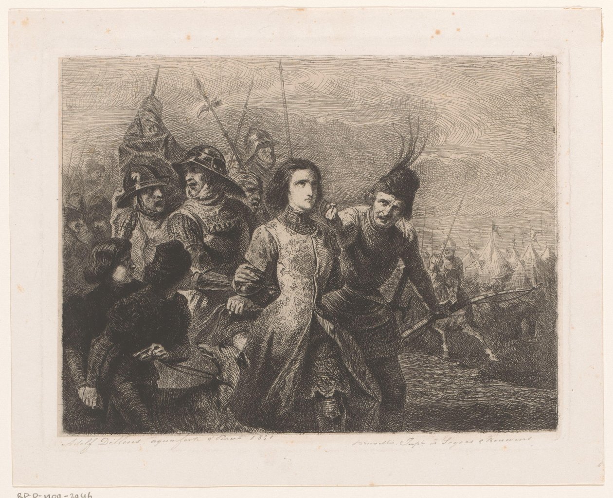 Sotilaat vangitsevat Jeanne d