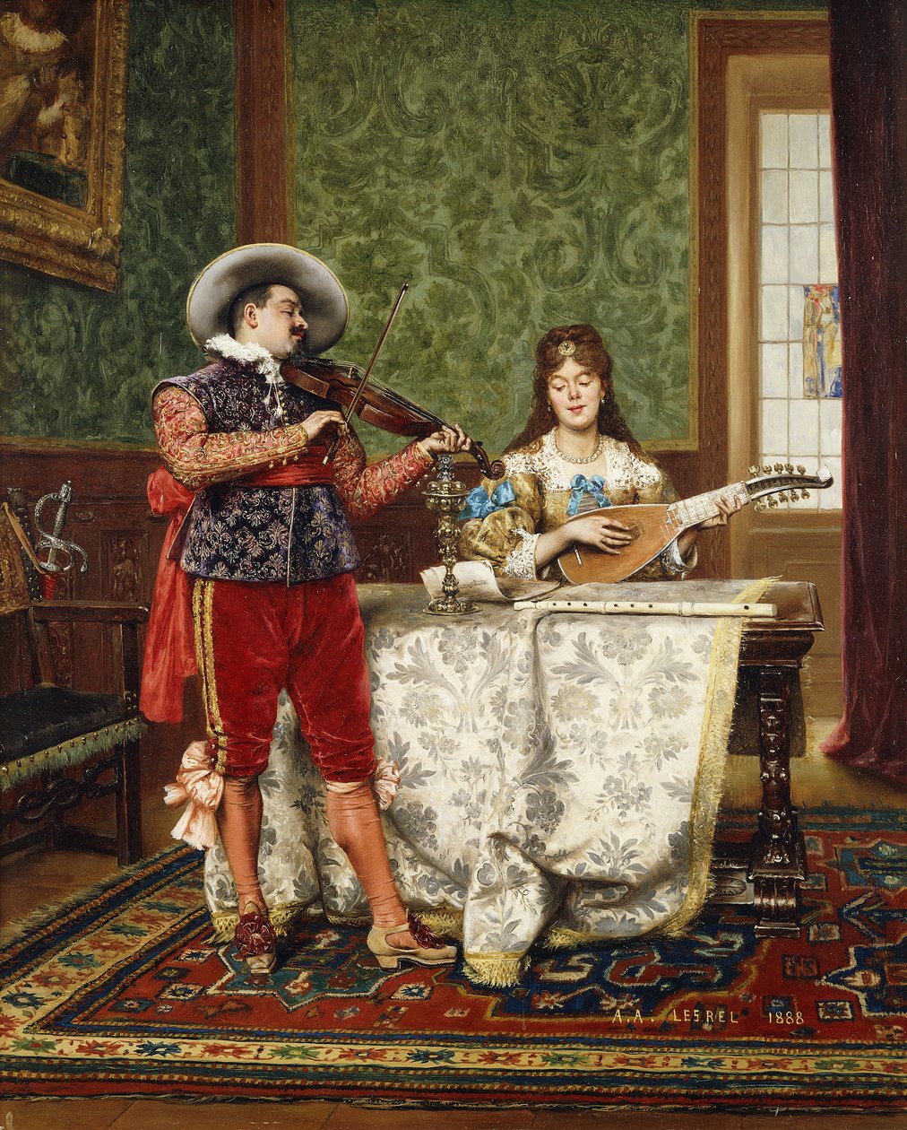 Duetti tekijältä Adolphe Alexandre Lesrel