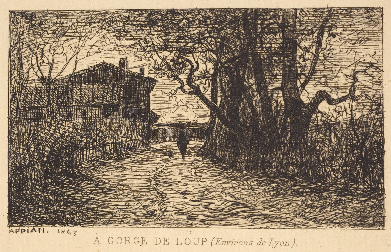 Gorge de Loupissa tekijältä Adolphe Appian
