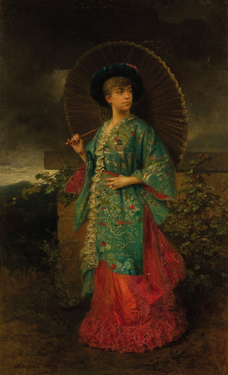 Helene of Mecklenburg-Schwerin 1814-1858, Orleansin herttuattaren muotokuva, 1883. tekijältä Adolphe Aze