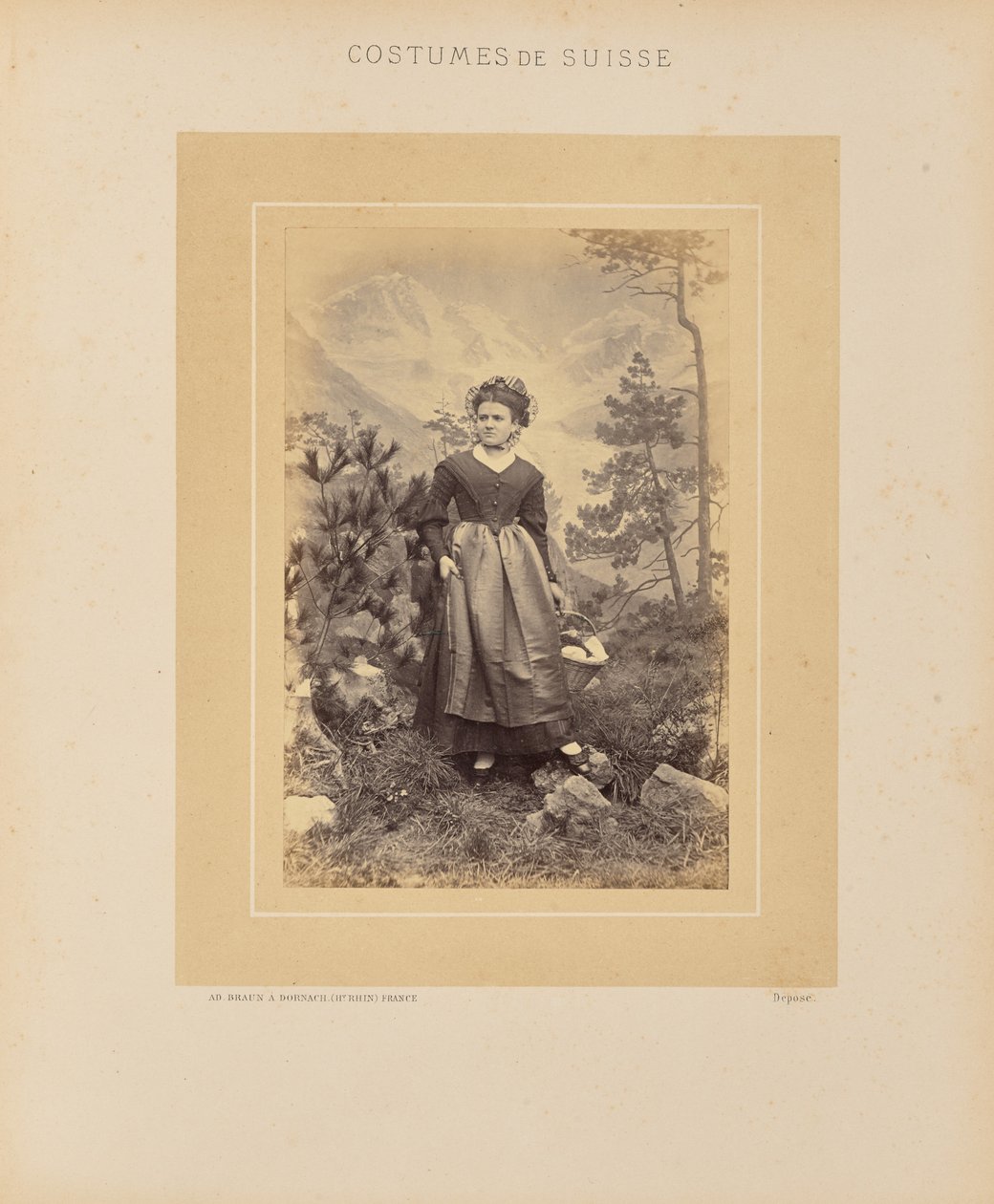 Graubündenin kantoni tekijältä Adolphe Braun
