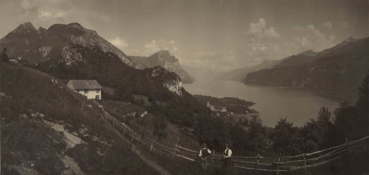 [Walensee-järvi, Sveitsi] tekijältä Adolphe Braun