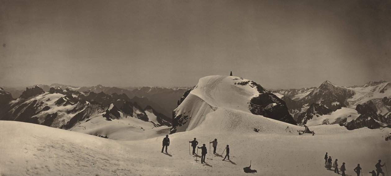 Mont Titlis -huippu, Sveitsi, 1866. tekijältä Adolphe Braun
