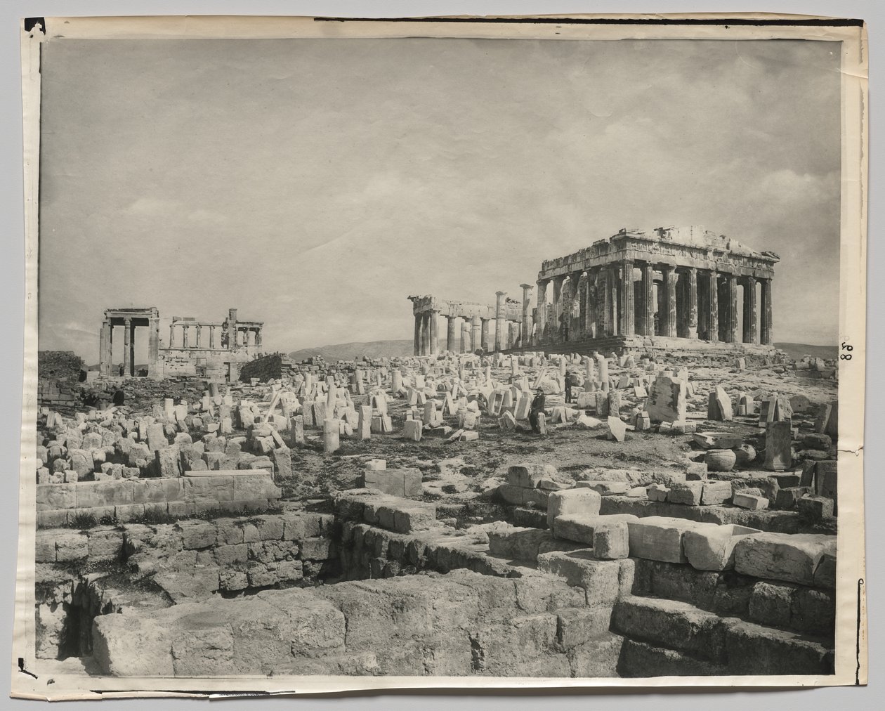 Näkymä Parthenonille tekijältä Adolphe Braun and Co.
