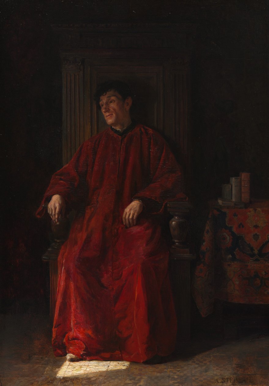 Tuomari punaisessa kaapussa tekijältä Adolphe Charles Edouard Steinheil