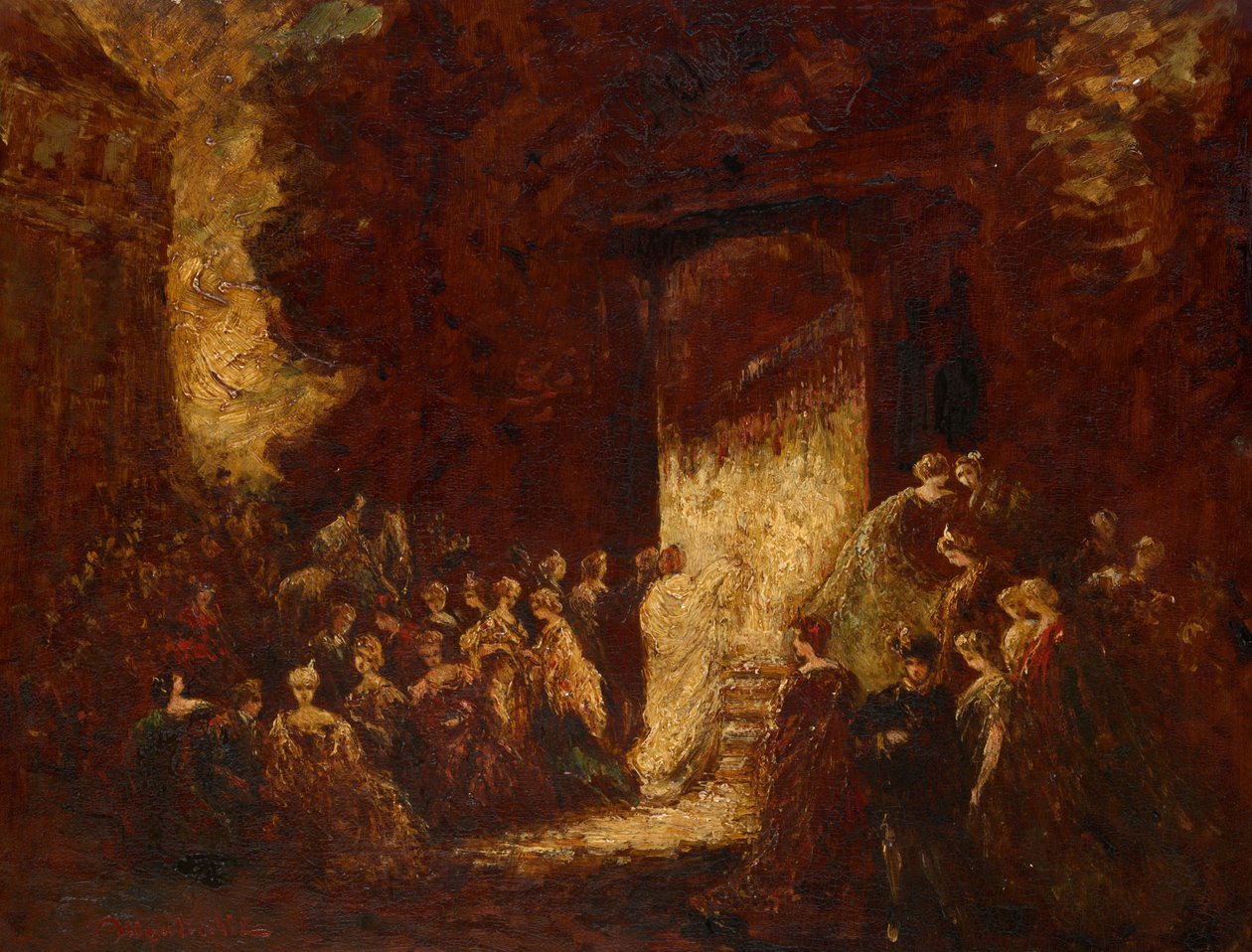 Iltapäivän juhla tekijältä Adolphe Joseph Thomas Monticelli