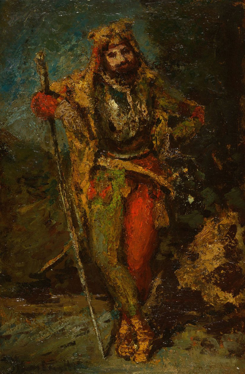 Mefisto oopperasta Faust tekijältä Adolphe Joseph Thomas Monticelli
